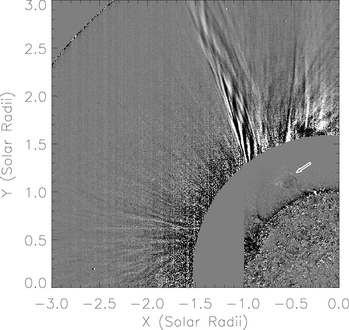 Una spirale di plasma